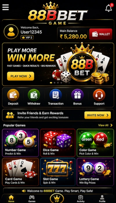 88Bbet Game Dashboard image