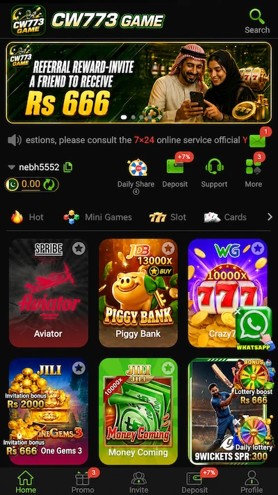 CW 773 Game Dashboard image