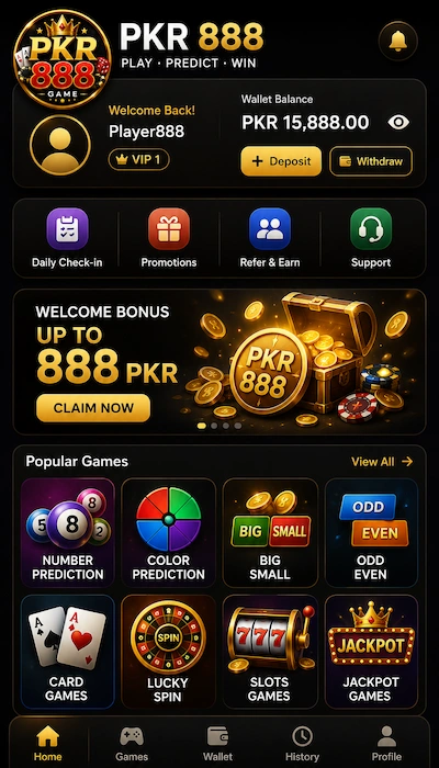 PKR 888 Game Dashboard image