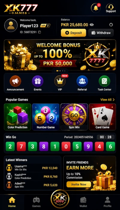XK777 Game Dashboard image