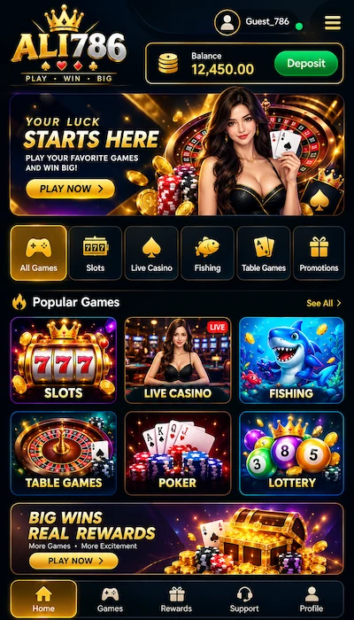 Ali 786 Game Dashboard image